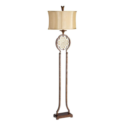 Flambeau Marcelia Bronze Floor Lamp 