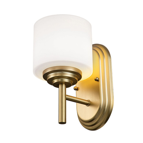 Malibu Brushed Brass IP44 Bathroom Wall Light