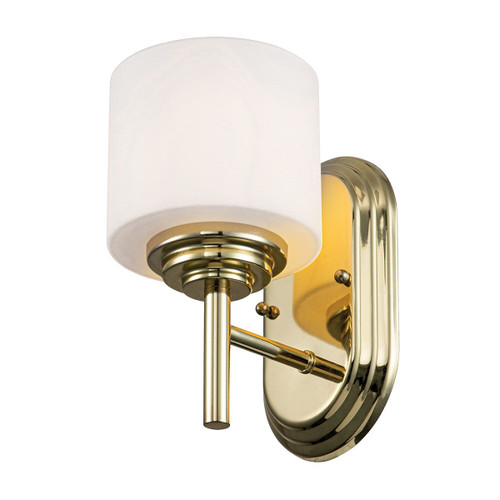 Malibu Polished Brass IP44 Bathroom Wall Light