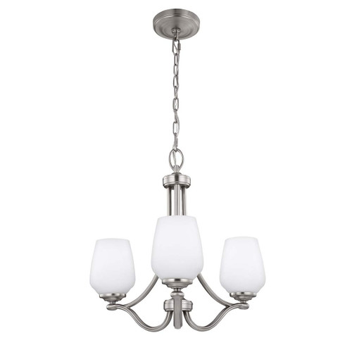 Vintner 3 Light Satin Nickel Chandelier