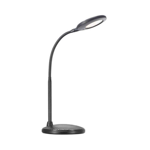 Dove LED Adjustable Black Table Lamp