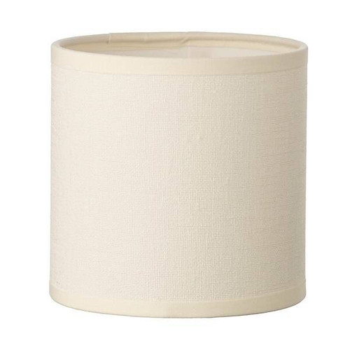 Cream Cotton 12cm Drum Shade Only