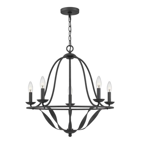 Quoizel Bradbury 5 Light Grey Chandelier 