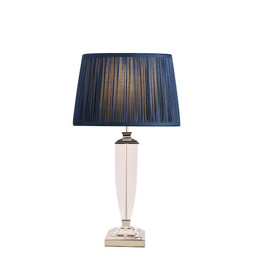 Laura Ashley Lighting Carson Extra-Large Polished Nickel Base Only Table Lamp - Clearance 