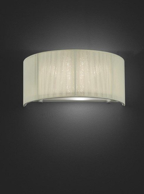 Franklite Desire Cream Shade Wall Light 