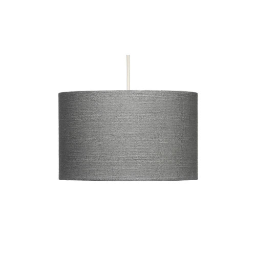 Oaks Lighting Straight Earl Grey 40cm Drum Shade Only 