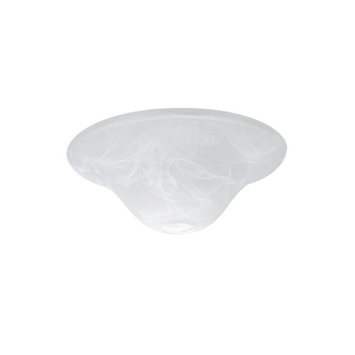 Oaks Lighting Spare White 30cm Alabaster Glass Only 