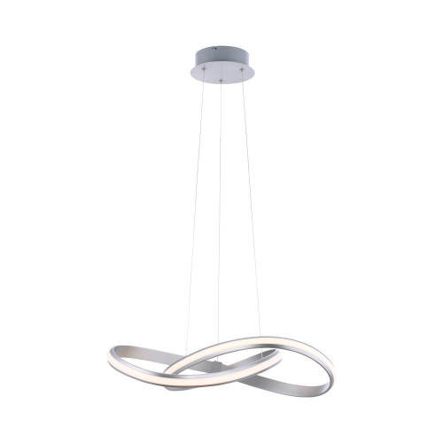 Leuchten Direkt MELINDA Silver Dimmable Colour Change Smart Pendant Light - Clearance