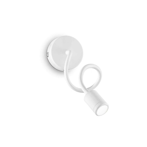 Ideal-Lux Focus1 AP White Flexible LED Wall Spotlight - Clearance 