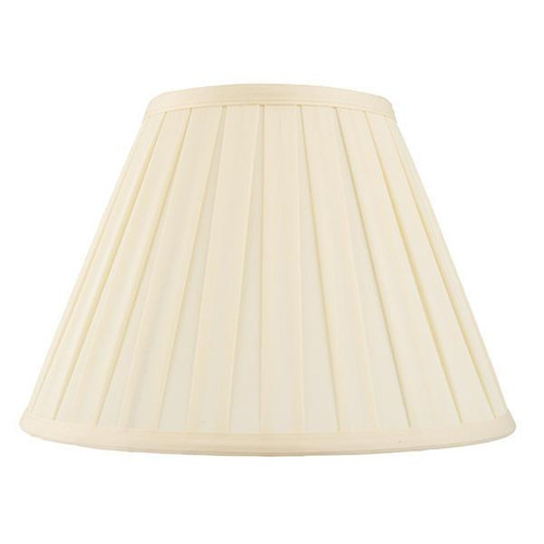 Endon Lighting Carla 6 Inch Cream Cotton Box Pleat Shade Only - Clearance 