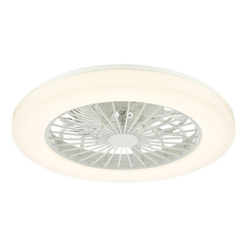 Dar Lighting Fan White LED Fitting Only Flush Ceiling Light 