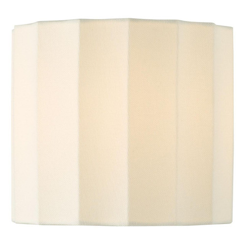 Dar Lighting Noura Ivory Linen Drum Shade 18cm Only 