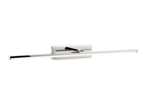 Firstlight Products Marina Chrome with Opal White Acrylic Diffuser 60cm LED IP44 Bathroom Wall Light 