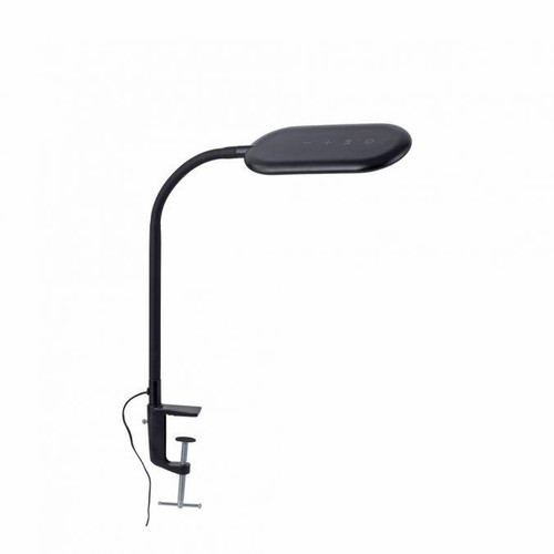 Leuchten Direkt Kelly Black LED Clamp Table Lamp 