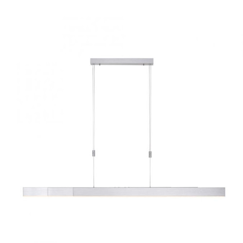 Pure Moto 3 Light Brushed Aluminum LED Motorised Remote Control Bar Pendant Light