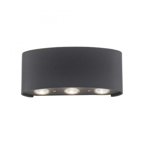Paul Neuhaus Carlo 6 Light Anthracite Up and Down LED Wall Light 