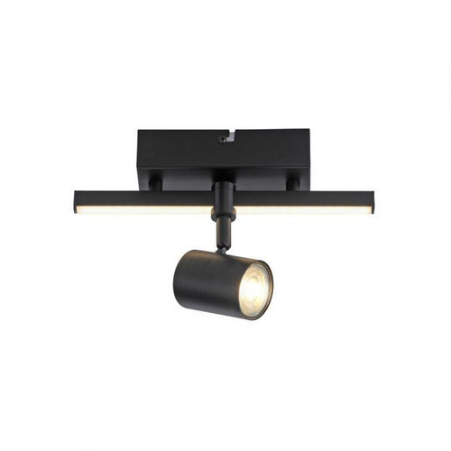 Paul Neuhaus Barik Black Adjustable LED Ceiling Spotlight 
