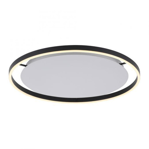 Leuchten Direkt Ritus Anthracite Ring 28W LED Flush Ceiling Light 
