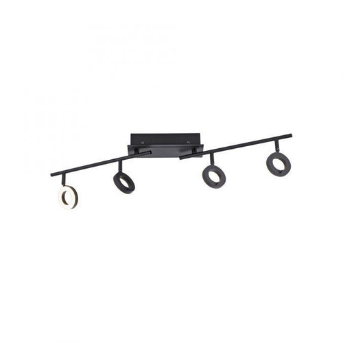 Paul Neuhaus Sileda 4 Light Anthracite Adjustable LED IP44 Bathroom Ceiling Light 