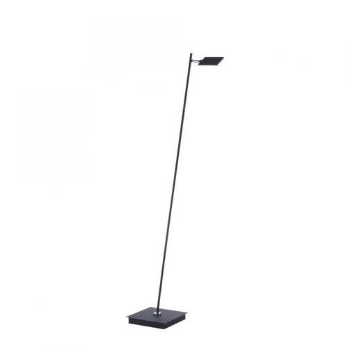 Pure-Mira Black Adjustable Head LED Floor Lamp