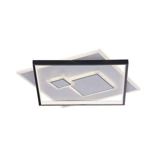 Mailak White and Black Square LED Flush Ceiling Light