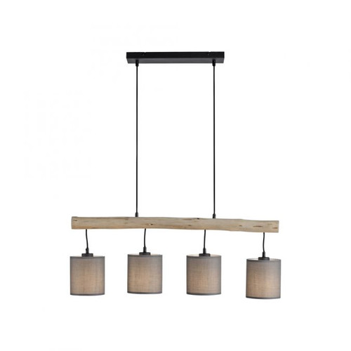 Green Tribu 4 Light Taupe Bar Pendant Light