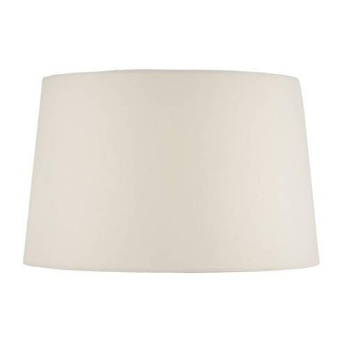 Iffley Cream Faux Silk 25cm Tapered Drum Shade Only