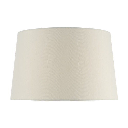 Iffley Ivory Faux Silk 36cm Tapered Drum Shade Only
