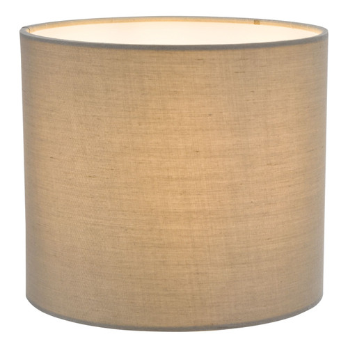 Ilona Grey Cotton 18cm Drum Shade Only