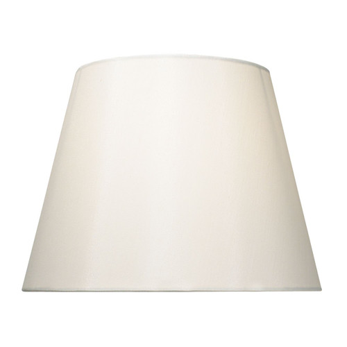 Bybliss Cream Faux Silk 27cm Tapered Drum Shade Only