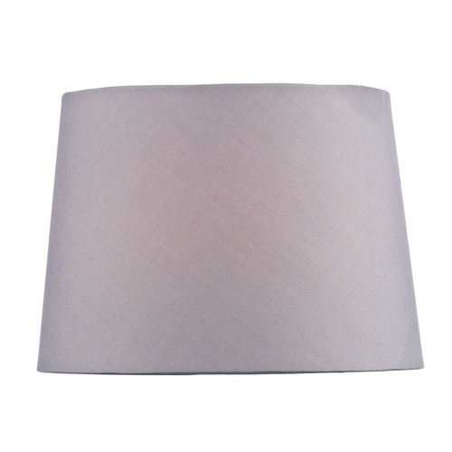 Wickford Grey Cotton 26cm Tapered Drum Shade Only