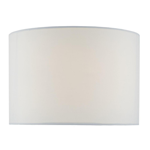 Dar Lighting Mina Cream Cotton 30cm Drum Shade Only 