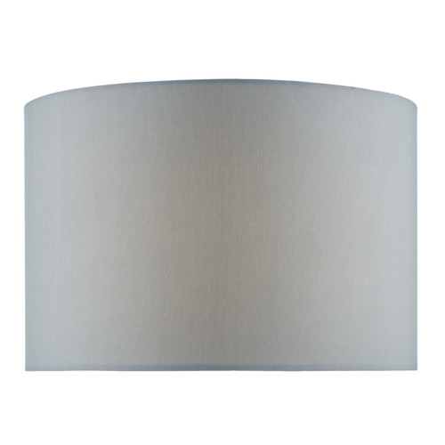 Pamplona Grey Faux Silk 35cm Drum Shade Only