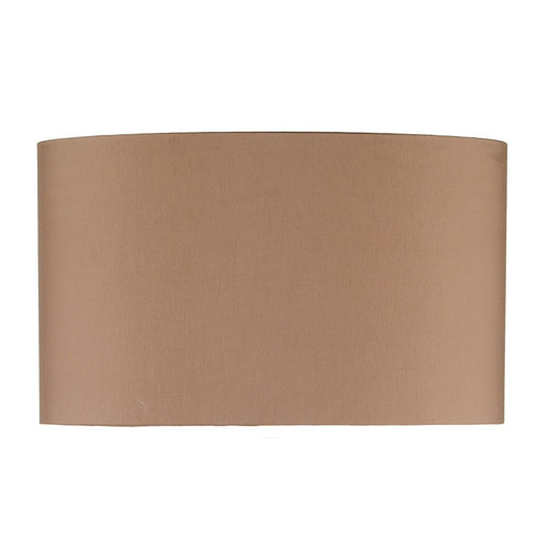 Madrid Taupe Faux Silk 43cm Drum Shade Only