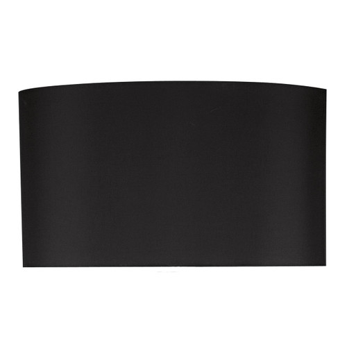 Dar Lighting Viking Black Linen 30cm Drum Shade Only 