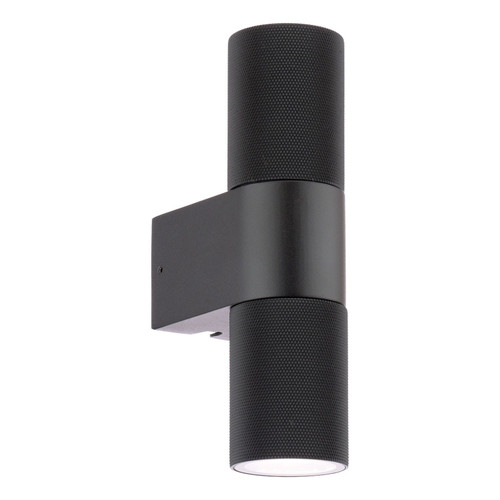 Obi 2 Light Matt Black Outdoor Wall Light