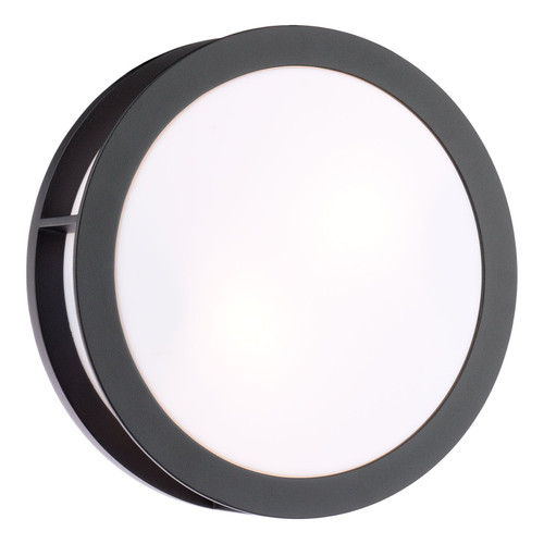 Ratana Matt Black with Opal Diffuser Outdoor Wall Light