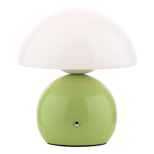 Caesar Green with Opal Glass Rechargable LED Table Lamp