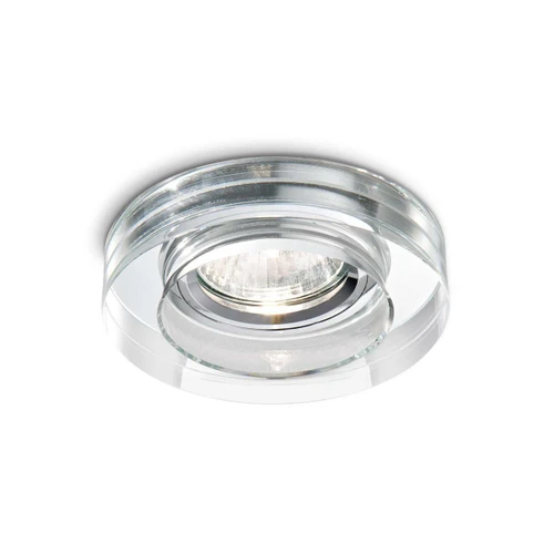 Ideal-Lux Blues Fi Clear Glass Round Recessed Light - Clearance 