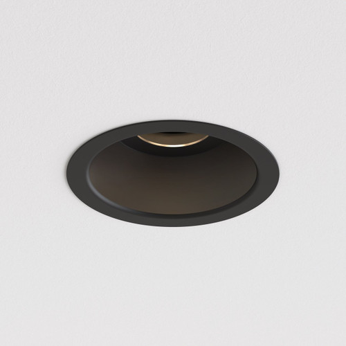 Minima Mini Matt Black Recessed Ceiling Light
