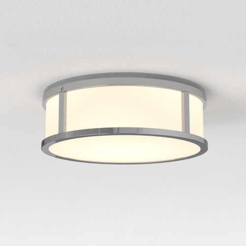 Mashiko Polished Chrome Round 23cm IP44 Bathroom Ceiling Light