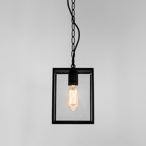 Homefield Black 18cm IP23 Outdoor Pendant Light