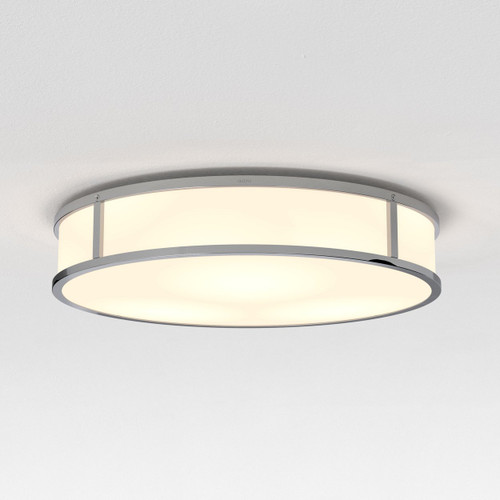 Mashiko 3 Light Polished Chrome Round 40cm IP44 Bathroom Ceiling Light
