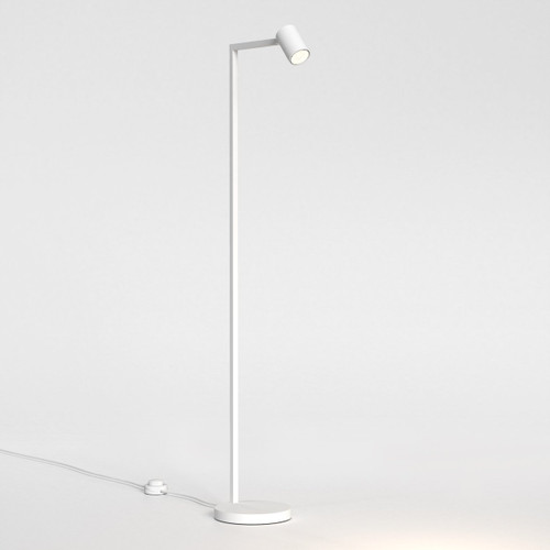 Ascoli White 20cm Adjustable Spot Floor Lamp