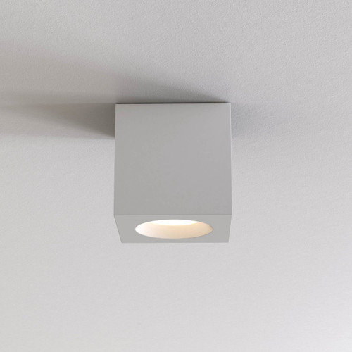 Kos II Matt White Square IP65 Bathroom Ceiling Downlight