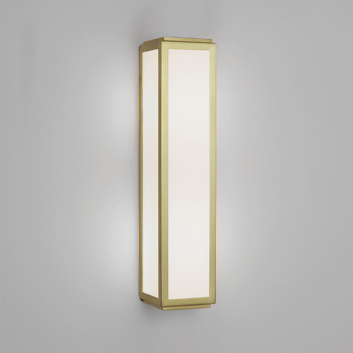 Mashiko Classic 2 Light Matt Gold 36cm IP44 Bathroom Wall Light