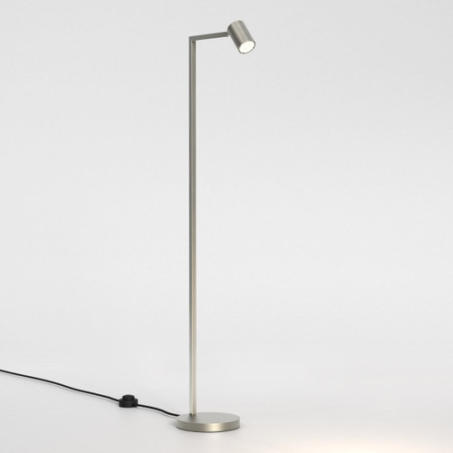 Ascoli Matt Nickel 20cm Adjustable Spot Floor Lamp