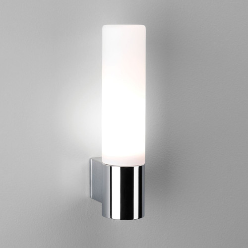 Bari Polished Chrome with White Opal IP44 Bathroom Wall Light