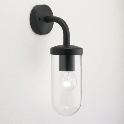 Tressino Black IP44 Wall Light