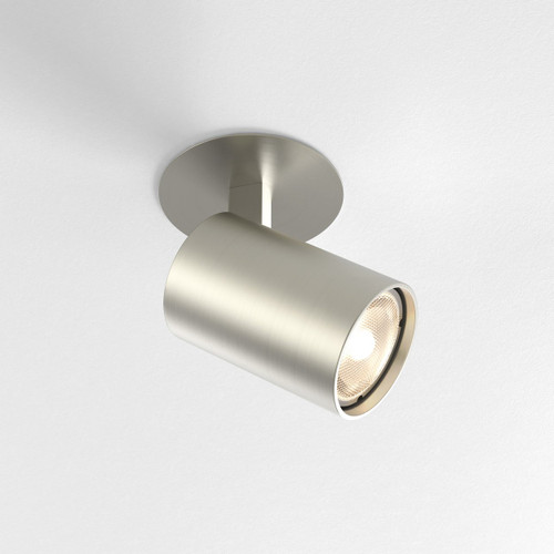 Ascoli Matt Nickel Adjustable Recessed Ceiling Spotlight